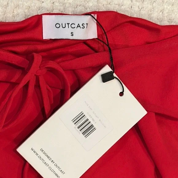 Outcast NWT Vibrant Red Top and Skirt Set - Picture 4 of 6